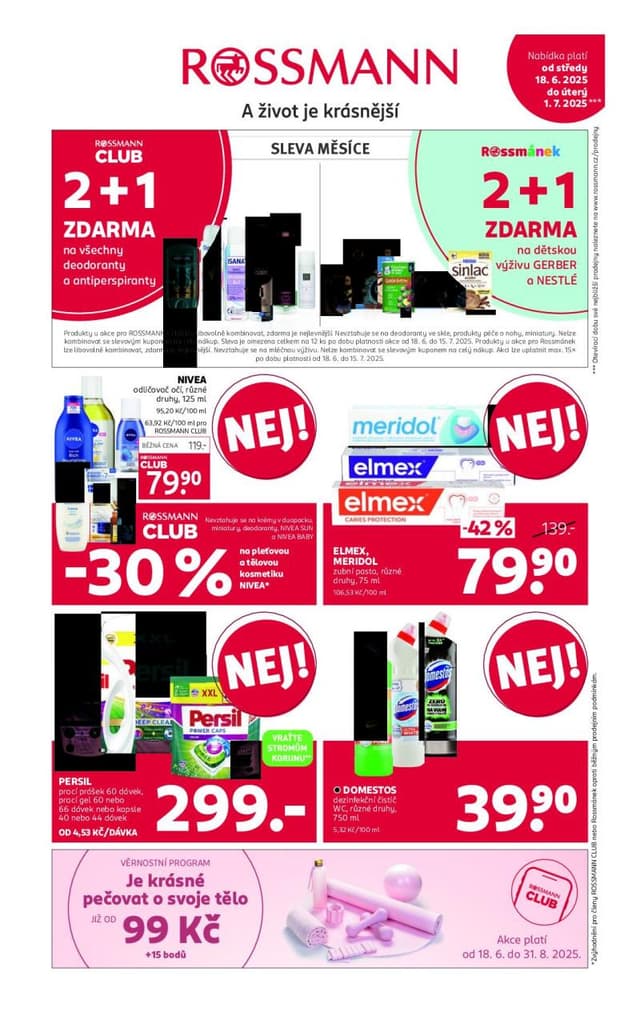 Rossmann drogerie leták 29.5. - 11.6.
